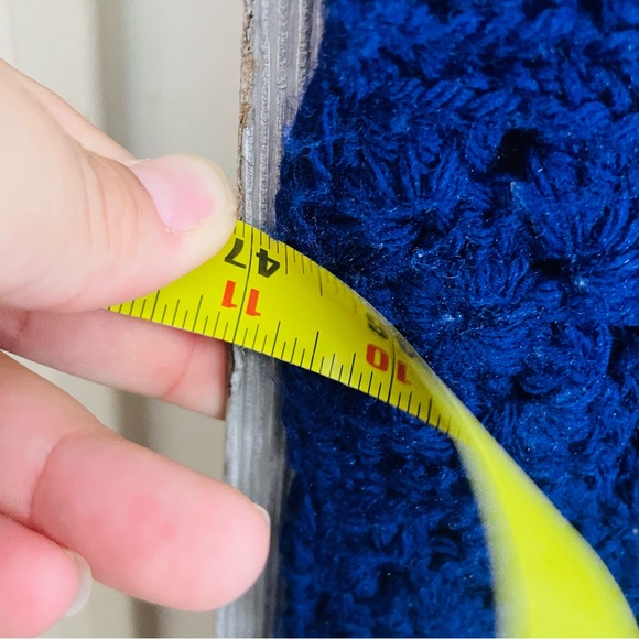 Large handmade granny square pixilated crochet rocket ship space throw blanket - Picture 4 of 5